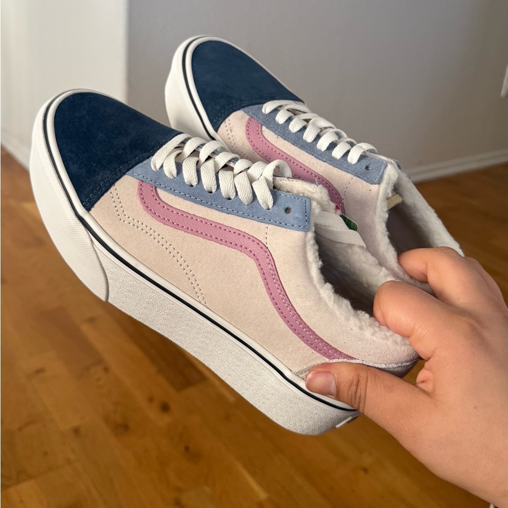 Suede Sherpa Old Skool Stackform Vans